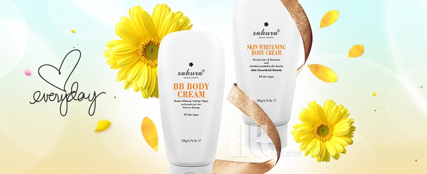 Kem dưỡng trắng da che khuyết điểm body Sakura