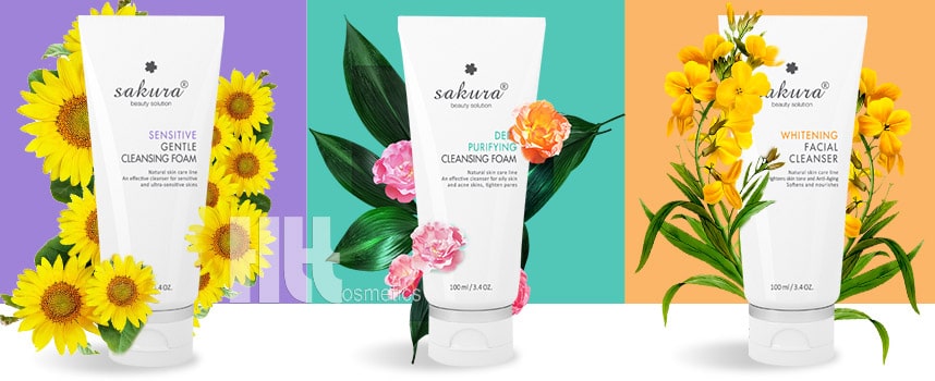 Sữa rửa mặt thương hiệu Sakura dành cho mọi loại da