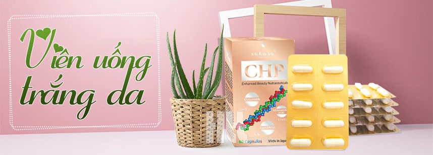 Viên uống đẹp da dưỡng trắng chống lão hóa Sakura CHP