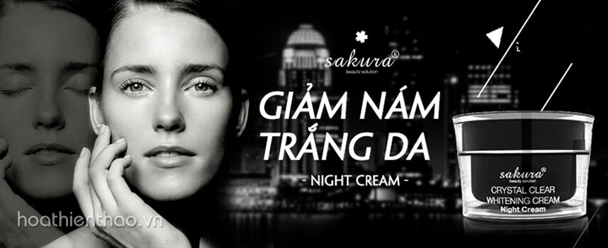 10 loại kem dưỡng trắng da ban đêm tốt nhất - Hoa Thien Thao Cosmetics