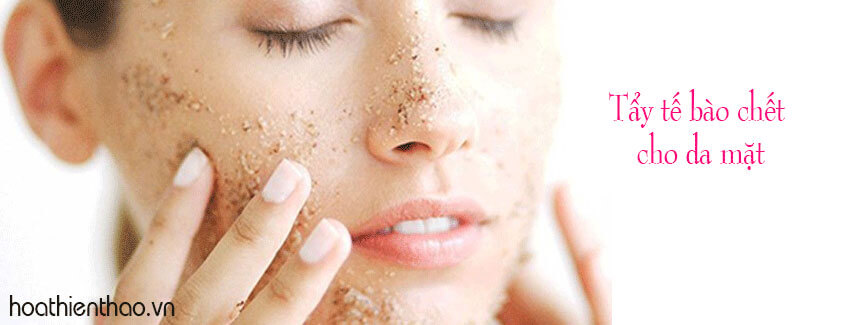Tẩy tế bào chết giúp làm sạch sâu lỗ chân lông