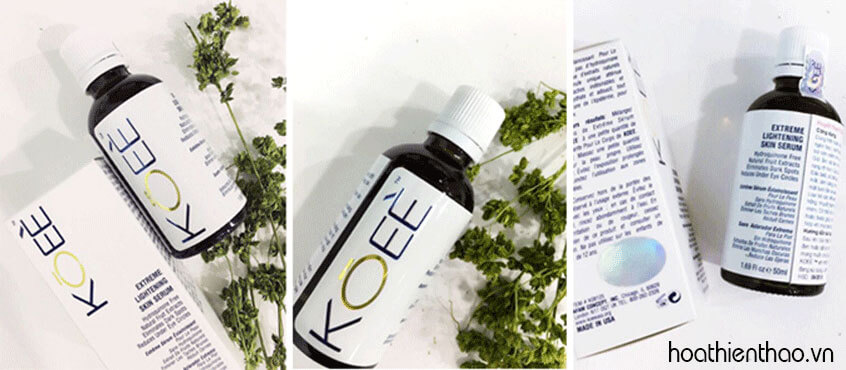 Serum trắng da Koee thẩm thấu nhanh giúp da trắng sáng hoàn hảo