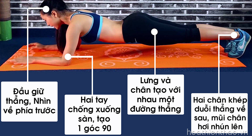 Bài tập plank giúp giảm cân nhanh trong 30 ngày
