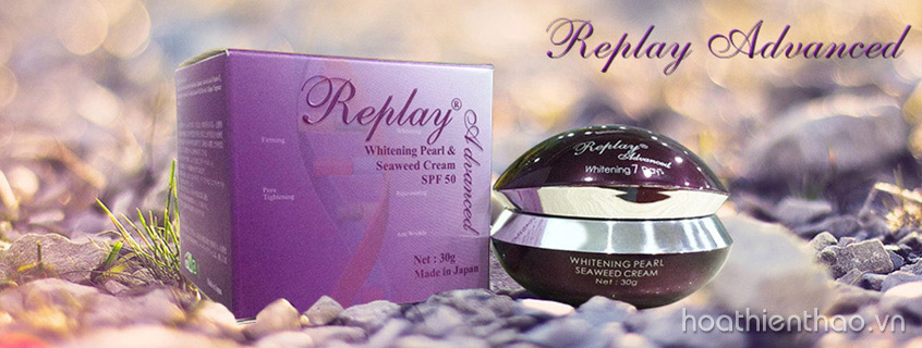 Kem dưỡng trắng da mặt Replay Advanced