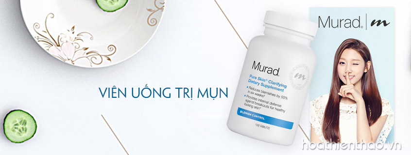 Viên uống trị mụn Murad Pure Skin Clarifying Dietary Supplement