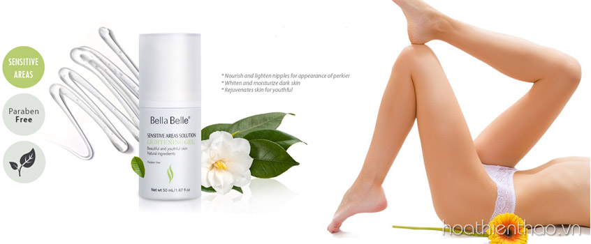 Kem dưỡng trắng da vùng nhạy cảm Bella Belle dạng gel