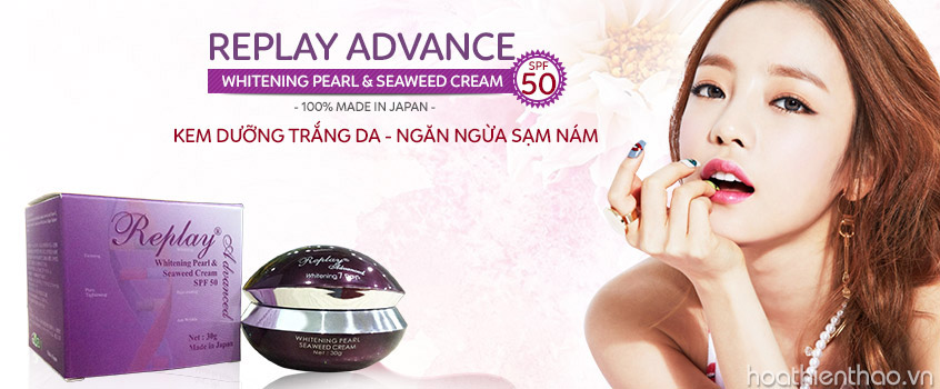 Kem dưỡng trắng da mặt Replay Advanced