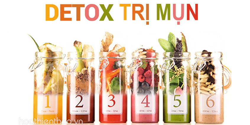 Nước detox trị mụn không phải ai cũng biết - Hoa Thiên Thảo