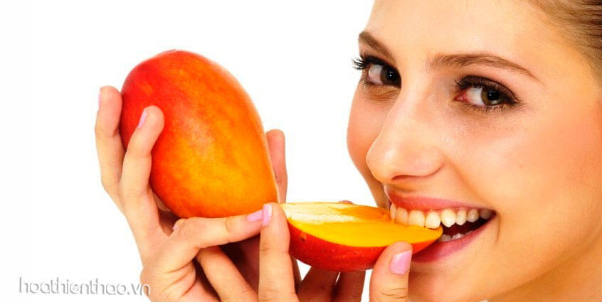 Dưỡng trắng da mặt bằng quả xoài đẹp không tì vết