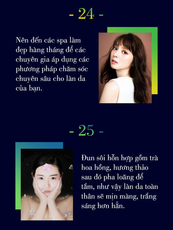 Infographic 25 quy tắc chăm sóc da bạn nên biết - Hoa Thiên Thảo