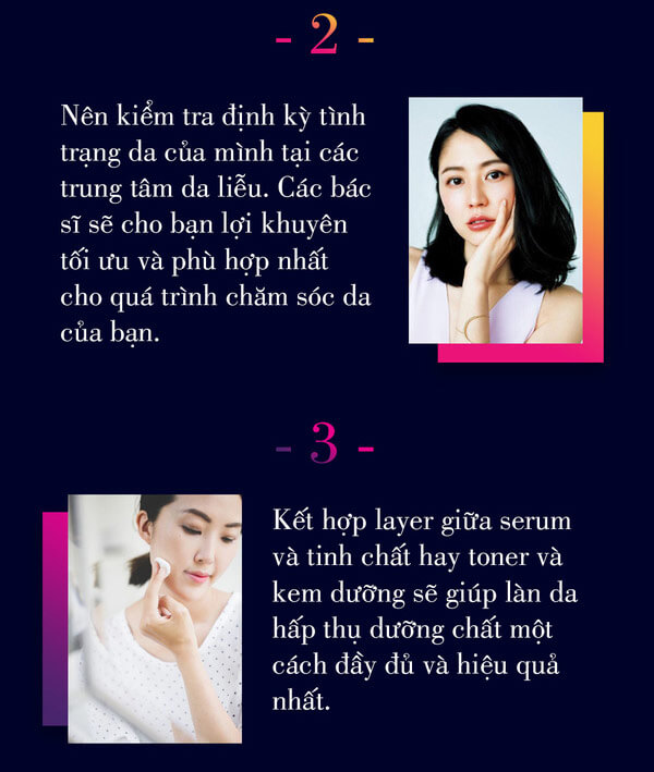 Infographic 25 quy tắc chăm sóc da bạn nên biết - Hoa Thiên Thảo
