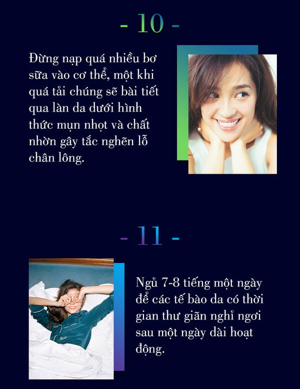 Infographic 25 quy tắc chăm sóc da bạn nên biết - Hoa Thiên Thảo
