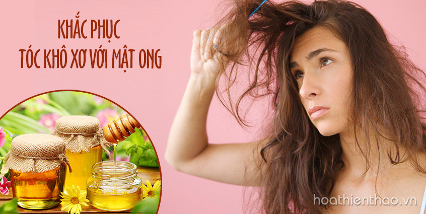 Khắc phục tóc khô xơ với mật ong