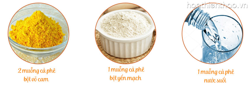 Mặt nạ cam cho làn da sần sùi và sẫm màu