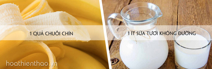 Mặt nạ chuối cho da khô vào mùa đông
