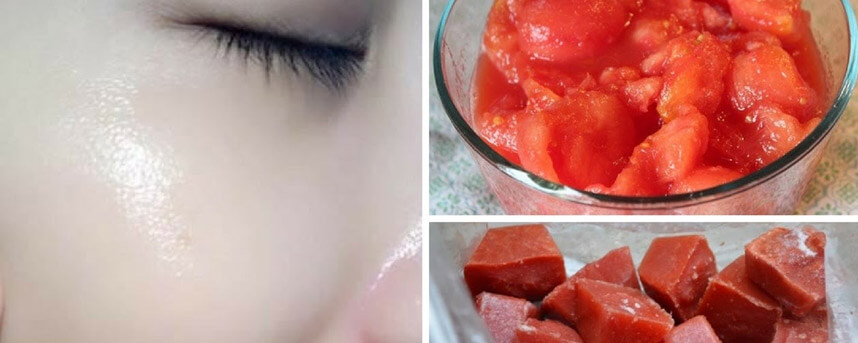Mặt nạ đá viên cà chua mang lại làn da trắng mịn tức thì - Hoa Thiên Thảo