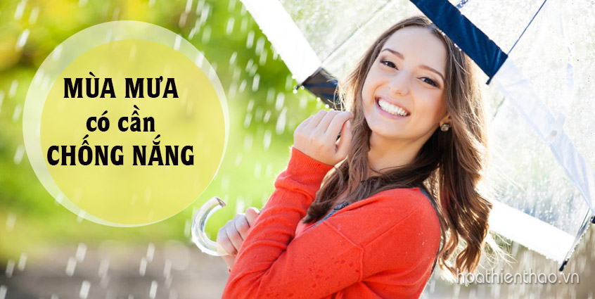 Mùa mưa có cần dùng kem chống nắng?
