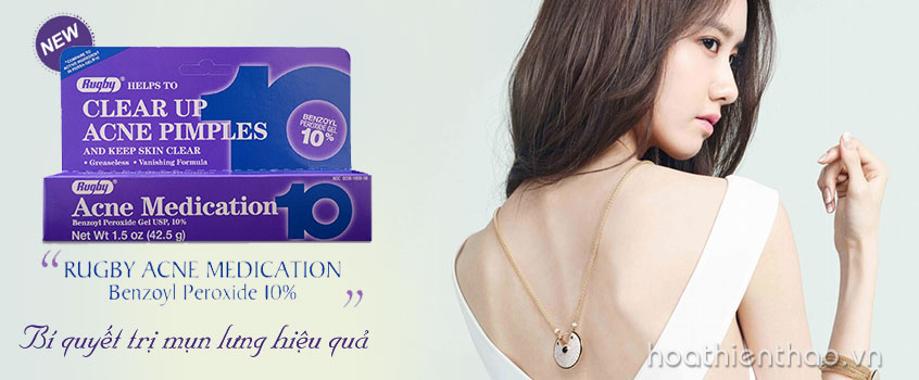 Cách trị mụn trứng cá trên cơ thể