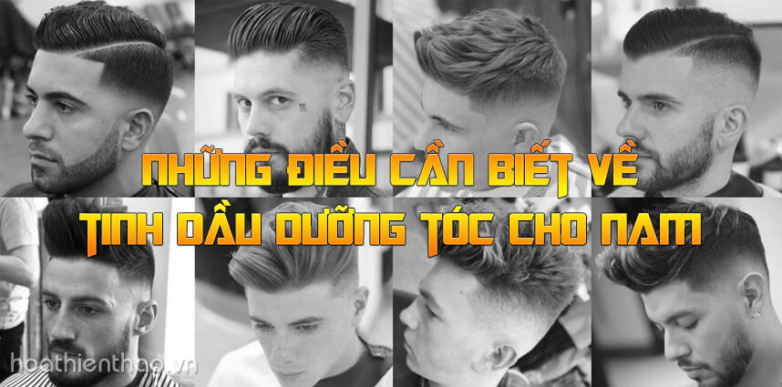 Điều cần biết về tinh dầu dưỡng tóc cho nam - Hoa Thiên Thảo