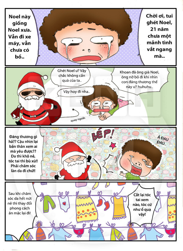 Ông già Noel bỏ túi cách chăm sóc da nứt nẻ trong mùa đông - Hoa Thiên Thảo