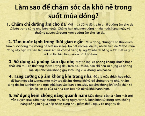Ông già Noel bỏ túi cách chăm sóc da nứt nẻ trong mùa đông - Hoa Thiên Thảo