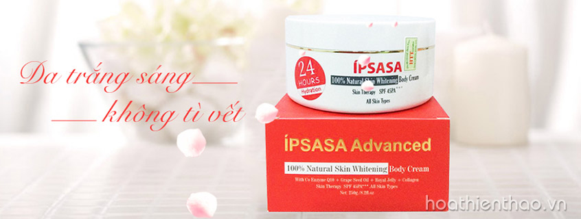 Kem dưỡng trắng da toàn thân Ipsasa Advanced