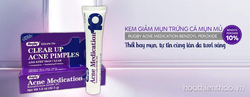 Review kem trị mụn được bác sĩ khuyên dùng - Rugby Acne 10%