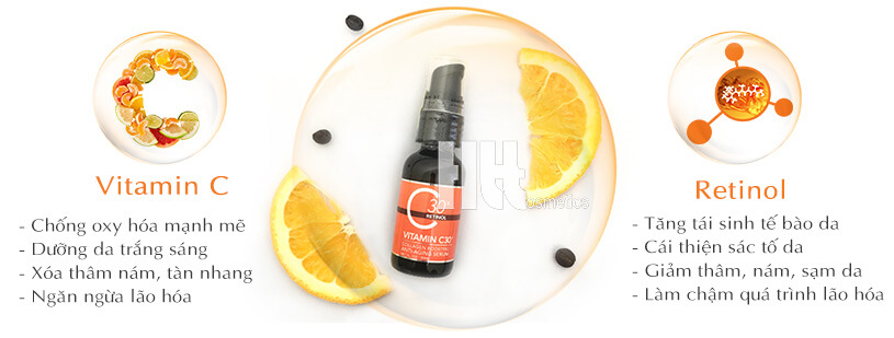 Serum trắng da chống lão hóa Medpeel Vitamin C 30x Retinol - Mỹ Phẩm Hoa Thiên Thảo