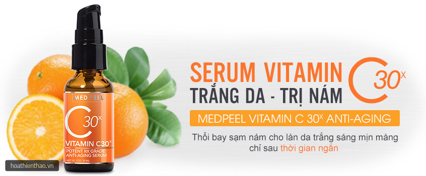 Serum dưỡng trắng da vitamin C 30x Medpeel
