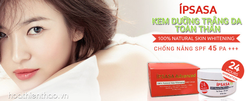 Kem dưỡng trắng da toàn thân Ipsasa hiệu quả và an toàn cho da