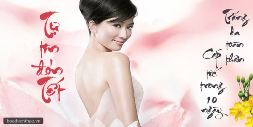 Trắng da toàn thân cấp tốc trong 10 ngày tự tin đón Tết