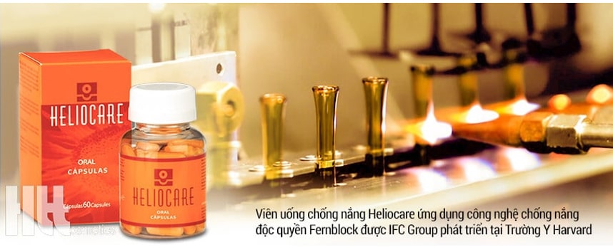 Các lưu ý khi dùng viên uống chống nắng Heliocare - HoaThienThao