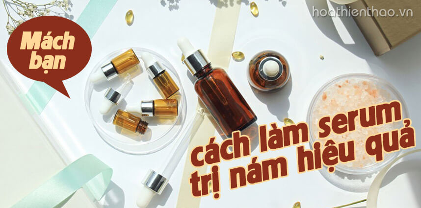 Mách bạn cách làm serum trị nám hiệu quả - Hoa Thiên Thảo