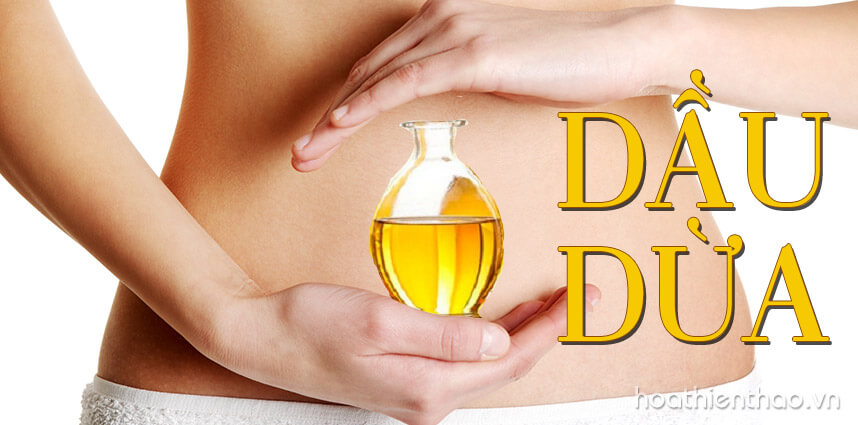 Cách trị rạn da sau sinh bằng dầu dừa - hoathienthaovn
