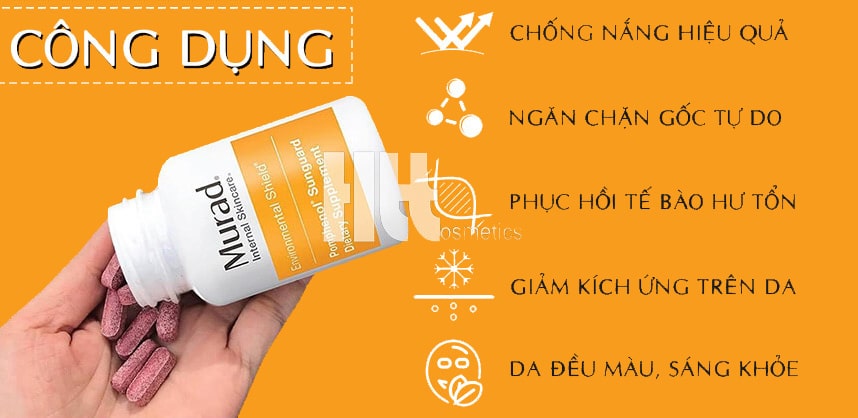 Có nên dùng viên uống chống nắng Murad không - Hoa Thiên Thảo