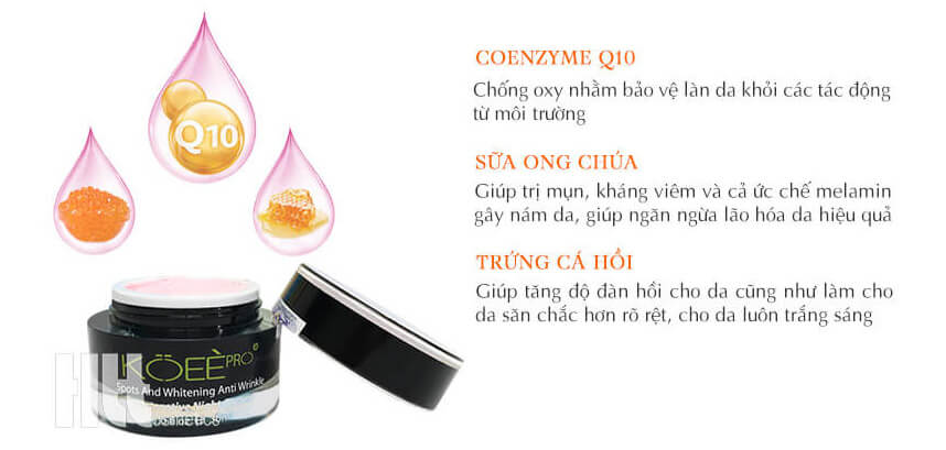 Khám phá công dụng bộ kem trị nám Koee Pro ngày và đêm - Hoa Thiên Thảo