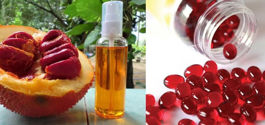 Dầu gấc là gì? Công dụng của dầu gấc trong làm đẹp - HoaThienThao