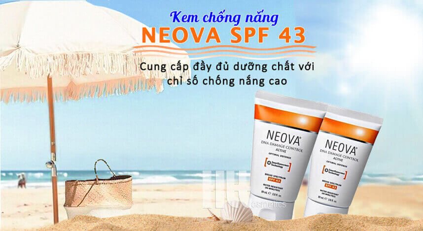 So sánh gel chống nắng Heliocare SPF 50 với kem chống nắng Neova SPF 43