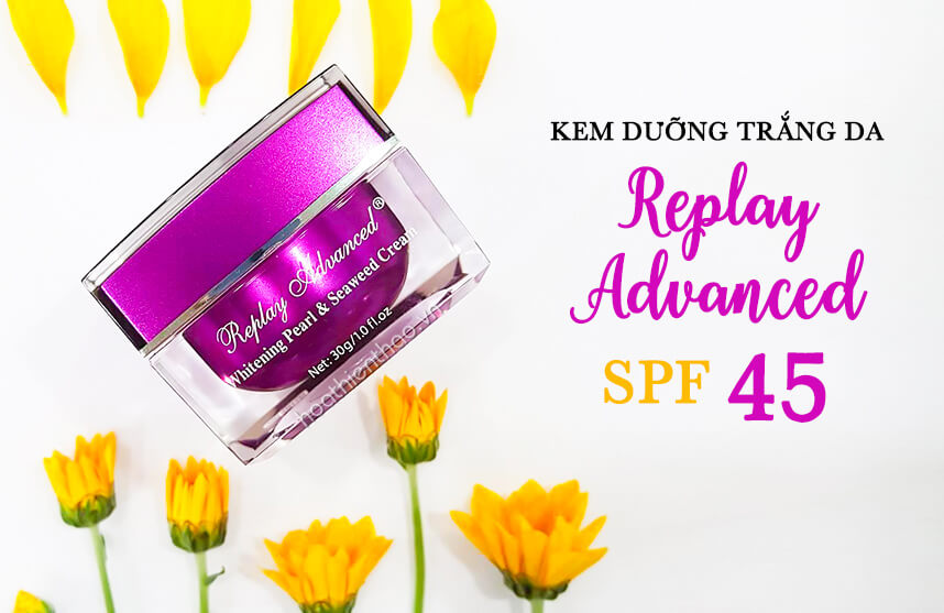 Kem Replay dưỡng trắng da mặt có an toàn không? Hoa Thiên Thảo