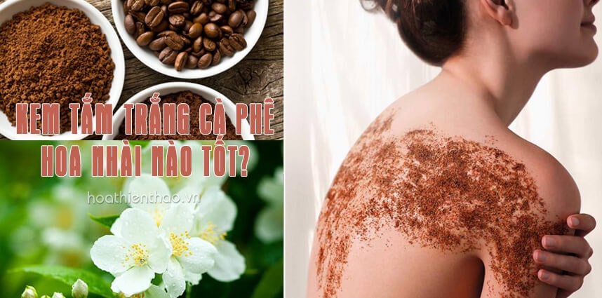 Bật mí kem tắm trắng cà phê hoa nhài nào tốt - Hoa Thiên Thảo