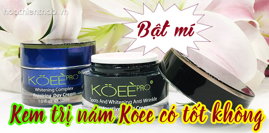 Bật mí kem trị nám Koee có tốt không - hoathienthaovn