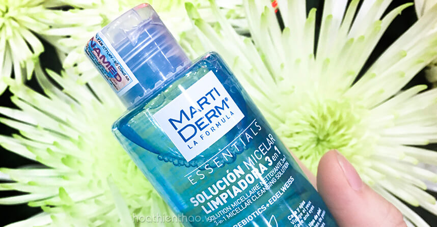 Lưu ý khi dùng tẩy trang MartiDerm 3 in 1 cần nhớ - HoaThienThao