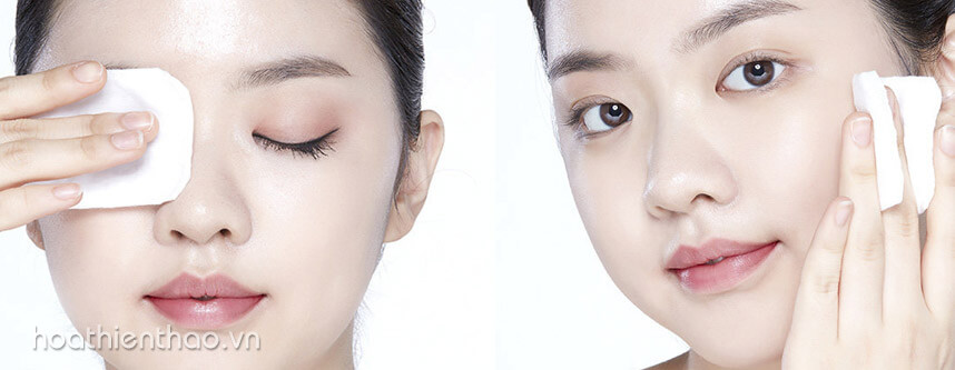 Nên dùng dầu tẩy trang hay nước tẩy trang hằng ngày - Hoa Thiên Thảo