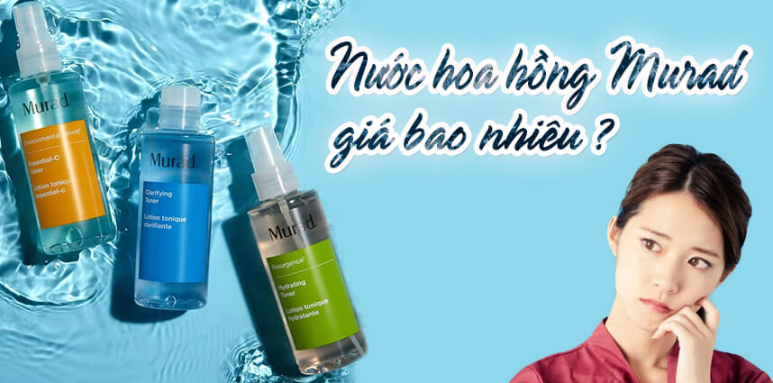 Nước hoa hồng Murad giá bao nhiêu - HoaThienThao