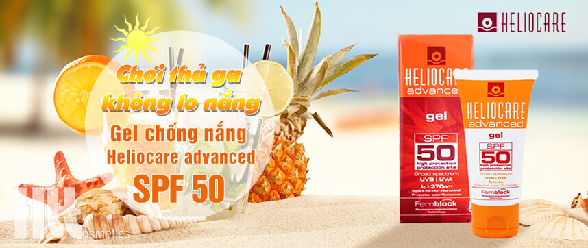 Review gel chống nắng Heliocare SPF50 - HoaThienThao
