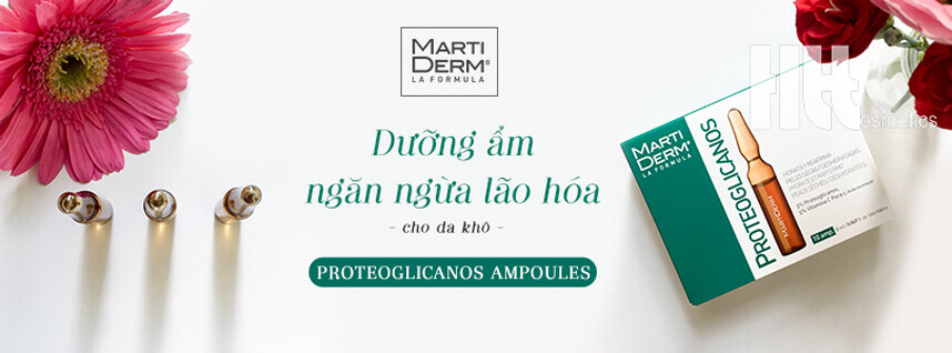 Review Serum dưỡng ẩm chống lão hóa MartiDerm cho da khô - HoaThienThao