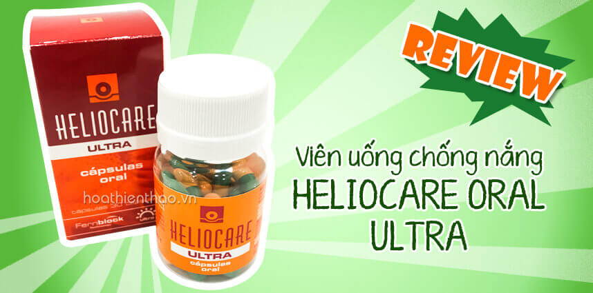 Review viên uống chống nắng Heliocare Ultra Oral - HoaThienThao