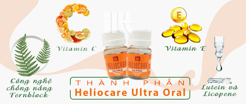 Review viên uống chống nắng Heliocare Ultra Oral - HoaThienThao