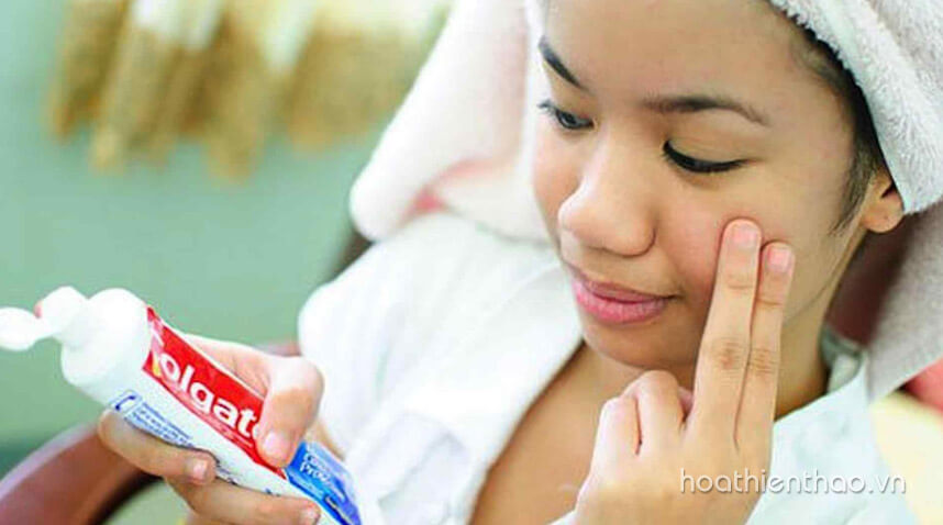 rửa mặt bằng kem đánh răng có sao không - Hoa Thiên Thảo