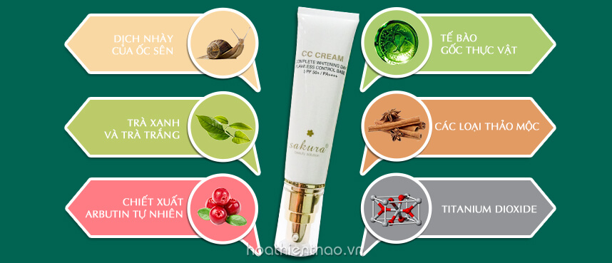 Sakura CC Cream hoàn hảo dành tặng 20-11 - HoaThienThao